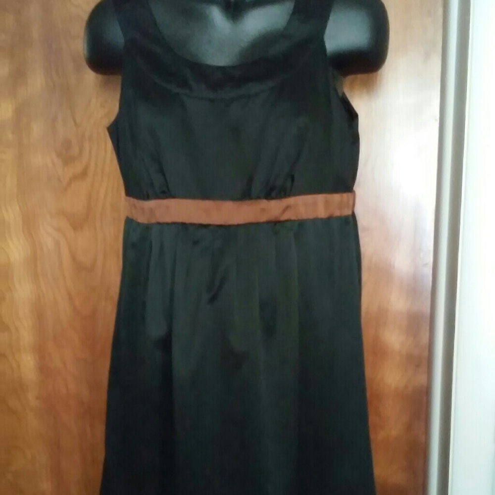 Liz Lange Black Silky Dress size M